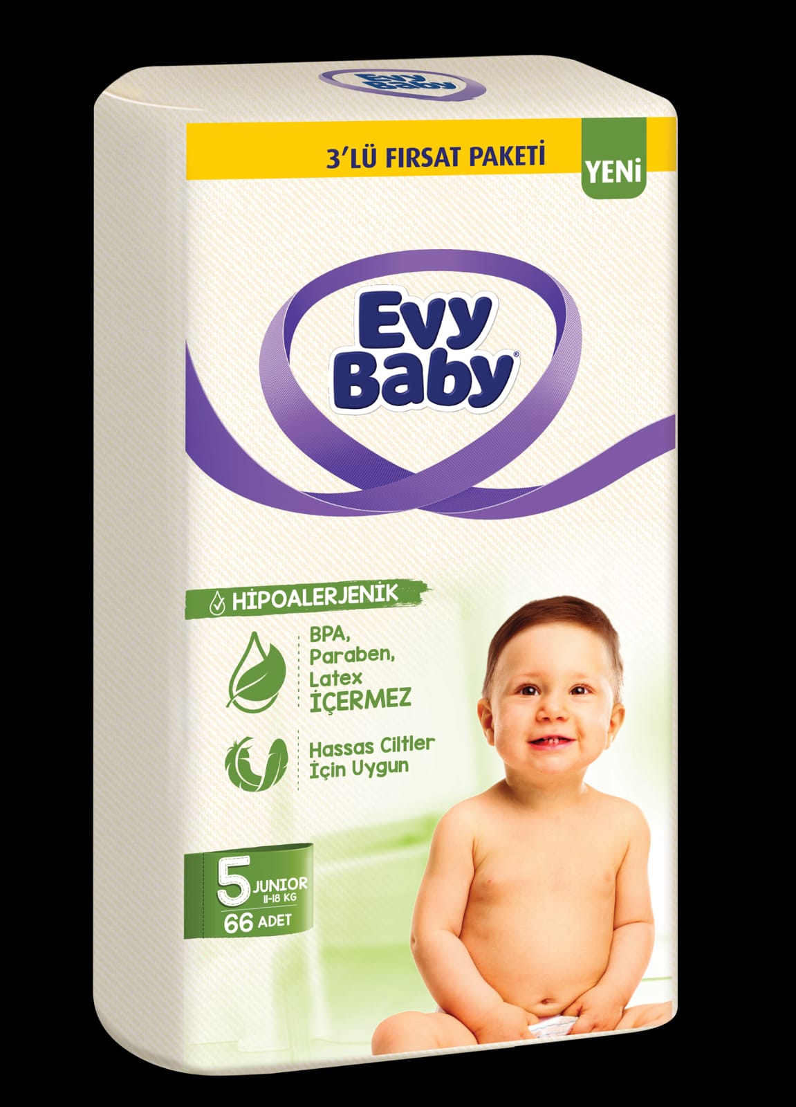 Evy Baby Bebek Bezi 5 Junior 132 Adet